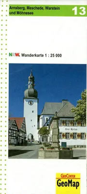 Produktbild von Arnsberg, Meschede, Warstein und Möhnsee Blatt 13, topographische Wanderkarte NRW