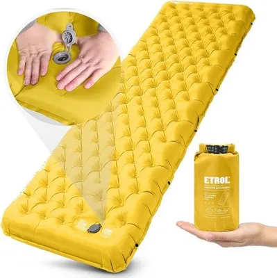 Image de Matelas de voyage 197 x 66 cm, épaisseur 10 cm, léger, imperméable, en ripstop