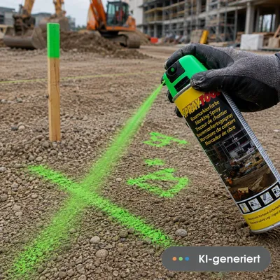 Image de Spraytool spray de marquage vert néon 500 ml