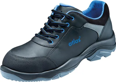 Produktbild von Atlas Sicherheitshalbschuh ALU-TEC 560 S2 ESD SRC DGUV W10 Gr. 45 schwarz/royalblau