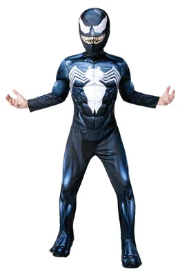 Produktbild von Marvel Deluxe Venom Boy's Fancy Dress Costume Large – Größe Large Age 8-10