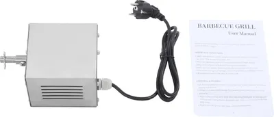 Zdjęcie produktu dla Silnik do grilla – silnik do rożna obrotowego – 25 W – 220 V – 2,5 obr./min – nośność 80–100 kg – do rożna obrotowego/grilla