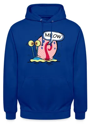 Produktbild von Spreadshirt SpongeBob Schwammkopf Gary Die Schnecke Uni Hoodie, M, Royalblau