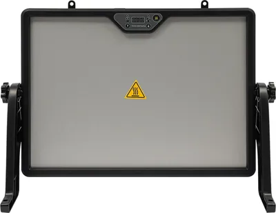 Image de Lampe chauffante pour l'élevage - Chauffe-couverture - 180 W - pivotant à 360° - température 30-75 °C - minuterie 6/8/10/12 h - zone de chaleur 40 cm - noir