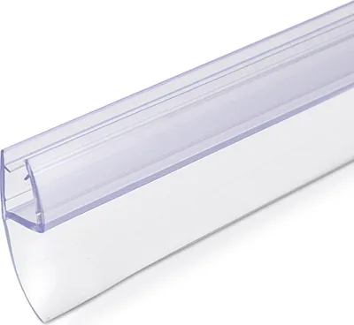 Produktbild von Navaris Schwallschutz Duschdichtung Duschkabine 180° - für 6mm dicke Glas Duschtür - Dichtung Glastür Dusche - Ersatzdichtung Glasdusche 100cm