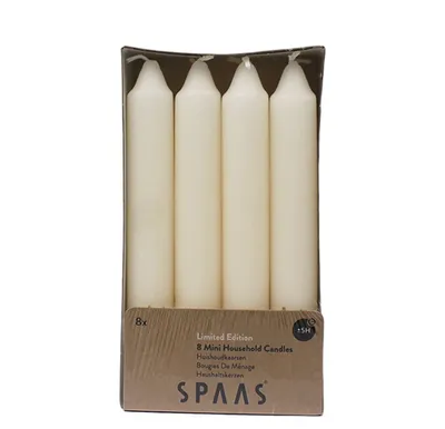 Produktbild von Spaas mini conische tafelKerzeen 8 st. ivoor