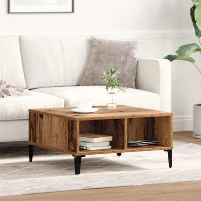 Productafbeelding van Maison Exclusive - Salontafel van gerecycled hout, 60 x 60 x 30 cm
