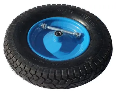 Produktbild von Geko Schubkarrenrad 4.00-8 6Pr (Blaue Felge)