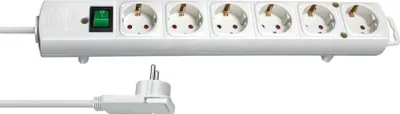 Produktbild von brennenstuhl Steckdosenleiste "Comfort-Line Plus" 6-fach weiß