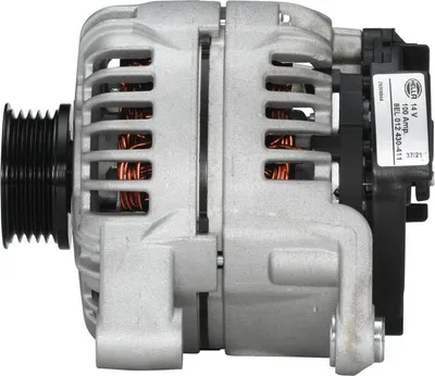 Produktbild von HELLA 8EL 012 430-411 Lichtmaschine Generator LiMa 100A 12V für OPEL Corsa D Schrägheck (S07) Corsa C Schrägheck (X01) Meriva A (X03) Astra H Caravan