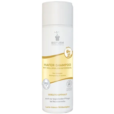 Produktbild von BIOTURM Hafershampoo für trockene und gereizte Kopfhaut 200 ml