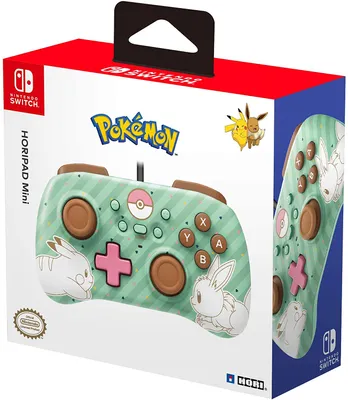 Produktbild von Horipad Mini (Pikachu & Evolie), Gamepad