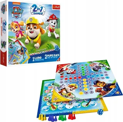 Produktbild von Trefl TREFL PAW PATROL Board game 2 in 1