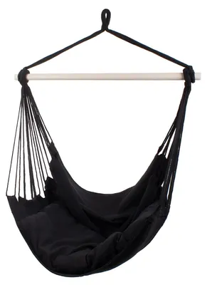 Image de Verk Fauteuil à bascule suspendu brésilien noir