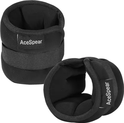 Obrázek produktu pro Zátěžové manžety AceSpear, 1,5 kg, závaží na nohy a ruce, ideální pro muže i ženy, univerzální pro fitness.