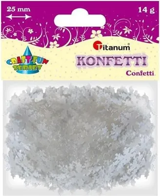 Zdjęcie produktu dla Konfetti płatki śniegu 14g