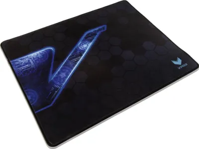 Produktbild von Rapoo RP V1000 BL, Schwarz, Blau, Muster, Stoff, Gummi, Gaming-Mauspad