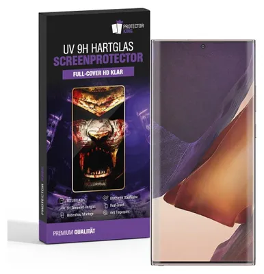 Produktbild von 1x 9H Hartglas für Samsung Galaxy Note 20 FULL CURVED UV Liquid Schutzglas Panzerfolie Displayschutz Schutzfolie Displayglas Panzerglas Tempered Glasfolie Sicherheitsglas Echtglas