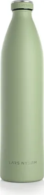 Produktbild von LARS NYSØM Trinkflasche Edelstahl | BPA-freie Isolierflasche | Auslaufsichere Wasserflasche für Sport, Fahrrad, Hund, Baby, Kinder 1500ml Sage