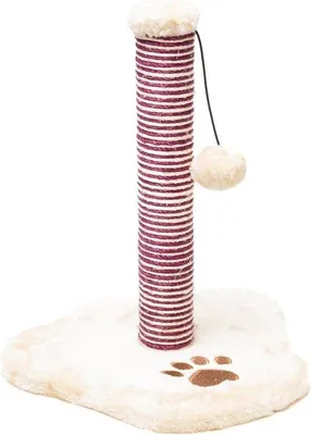 Produktbild von Famanu Kratzbaum Spielbaum Katzenbaum mit Spielball 39 cm - Beige