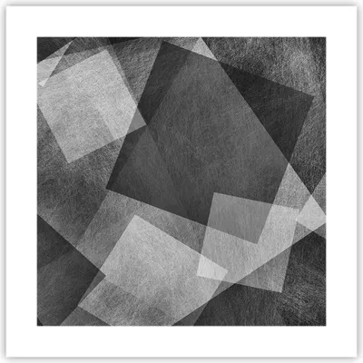 Produktbild von Poster - Poster ohne Rahmen - Abstraktion modern - 40x40 cm - Wand Bild - Wanddeko - Wandbilder - Kunstposter - Wandposter - Bilder - Kunstdruck - Wanddekoration - Wandbild - P2XAC40x40-3996