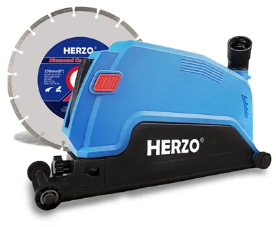 Obrázek produktu pro Odsávací kryt pro úhlovou brusku, 230 mm, s diamantovým kotoučem 230 x 22,2 mm