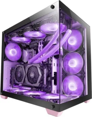 Image de Mars Gaming MCV4 XXL E-ATX XXL Tower E-ATX Black Verre trempé latéral et frontal sans cadre