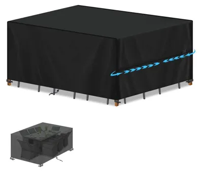 Produktbild von Abdeckhaube Gartenmöbel 180x120x75cm 420D Oxford Wasserdicht Winterfest
