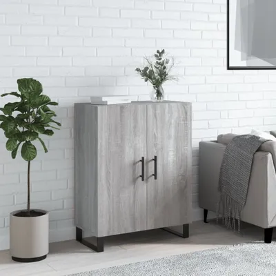 Produktbild von The Living Store Sideboard Grau Sonoma 69,5x34x90 cm Holzwerkstoff