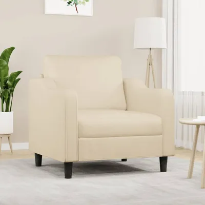 Productafbeelding van Maison Exclusive - Fauteuil, crème kleur, 60 cm, gestoffeerd