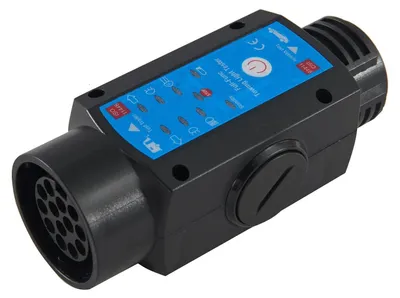 Productafbeelding van Tester aanhangwagen 13-polig 2-in-1 oplaadbaar voor verlichting aanhangerstekker