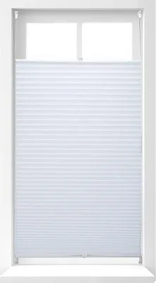 Image de Store plissé blanc sans perçage