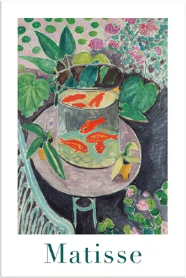 Produktbild von ARTland Leinwandbild Die Goldfische. 1911 Größe: 20x30 cm