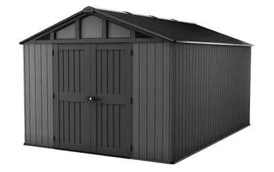 Produktbild von Keter Stronghold 10x15 Gartenhaus Kunststoff Grau 453x305x251 cm Gerätehaus