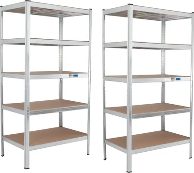 Produktbild von 2x Schwerlastregal 180x90x60cm Lagerregal Werkstattregal Weitspannregal Traglast je 875 kg