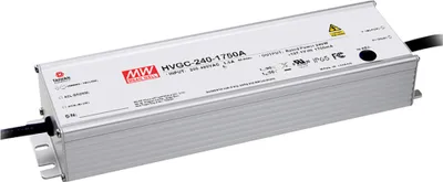 Produktbild von MEANWELL HVGC-240-1400AB, AC-DC LED-Installationsnetzteil, Metallgehäuse, IP65 240W 171,4V 1400mA CC