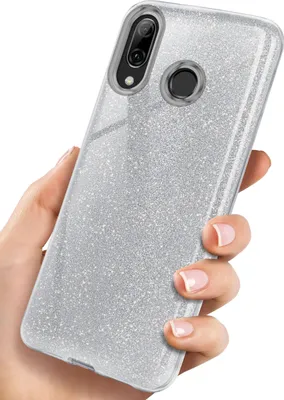 Produktbild von GLITTER-Case für Huawei P Smart (2019), Farbe:Sparkle - Silver