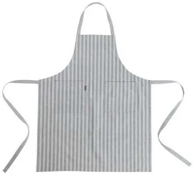 Image de Linen & More Tablier rayé gris (1013144)