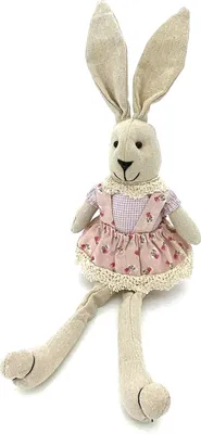 Produktbild von Ostern Deko Hase Landhaus Tilda Stoff Kantenhocker Osterdeko Osterhase Typ740