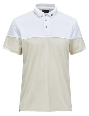 Immagine prodotto di PEAK PERFORMANCE Polo Uomo M Player Block, Sand Fog - Bianco, Taglia S