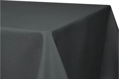 Produktbild von Tischdecke quadratisch 160x160 cm anthrazit Leinenoptik Lotuseffekt Tischwäsche