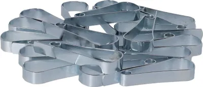 Produktbild von Hosenklammern Metall, verzinkt, Paar