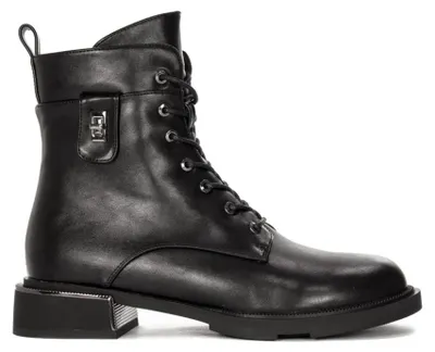 Produktbild von Damen Schuhe Schwarz Weite G mit Reißverschluss und warmem Fleecefutter