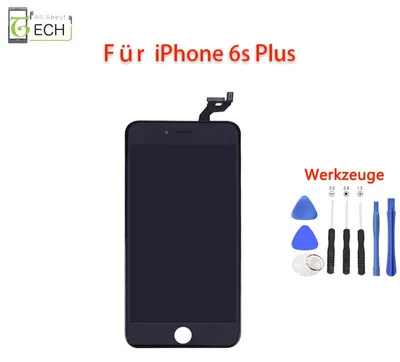 Produktbild von Für iPhone 6s Plus 5.5 Schwarz LCD Display Touchscreen Retina Werkzeug