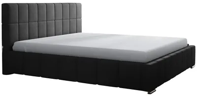 Zdjęcie produktu dla Łóżko HABIBI 180x200 cm, białe nogi, z pojemnikiem