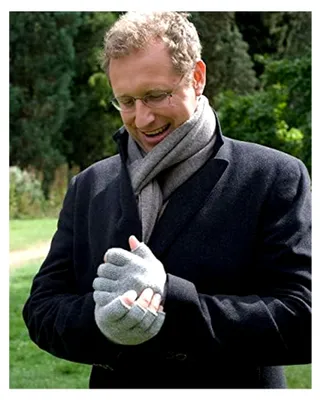 Produktbild von Fingerlose Handschuhe für Herren, 100% Wolle