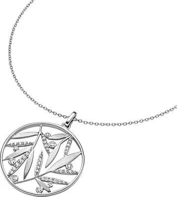 Viventy 785292 Damen-Kette Silber 925 Blätter Zirkonias 1