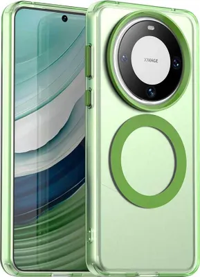 Immagine prodotto di Custodia magnetica per Huawei Mate 60 Pro+, sottile custodia traslucida opaca antiurto Verde