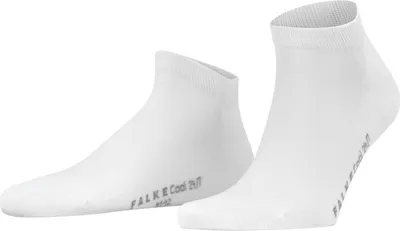 Image de FALKE Sneakers pour hommes - Cool 24/7, chaussettes, semelle climatique active, coloris unis Blanc 47-48