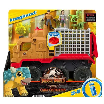Produktbild von Imaginext Jurassic World Neue Abenteuer: Dinosaurier-Transporter & Yaz